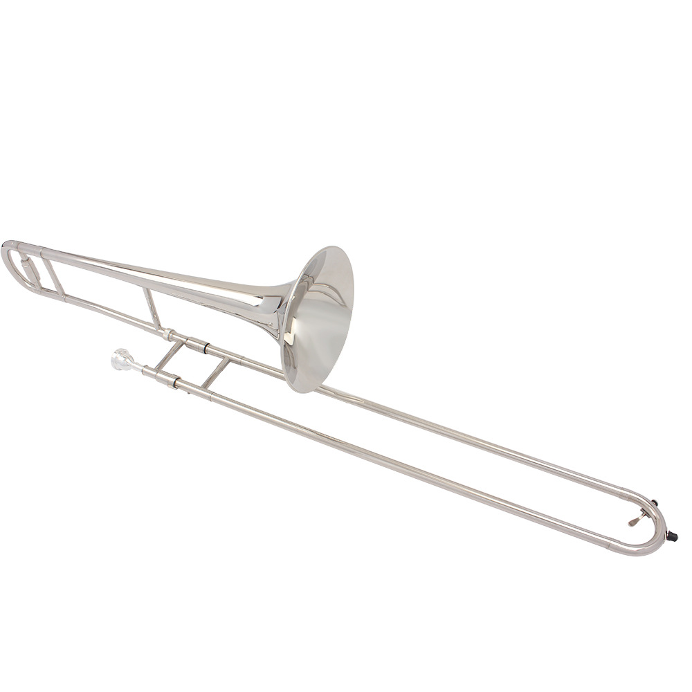 LADE trombón alto trombón en si bemol trombón pullman estudiante orquesta de principiantes trombón de latón trombón plateado niquelado al por mayor Item Picture