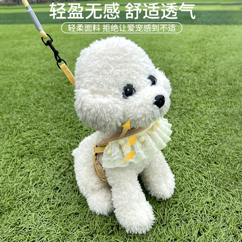 Anti-breakaway dog leash, special leash for walking cats and dogs, pet supplies, adjustable chest and back straps details Picture