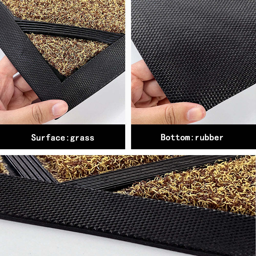 Cross-border modern and simple anti-slip doormat, floor mat, household outdoor door mat, water-absorbing door and entrance door floor mat Specification image