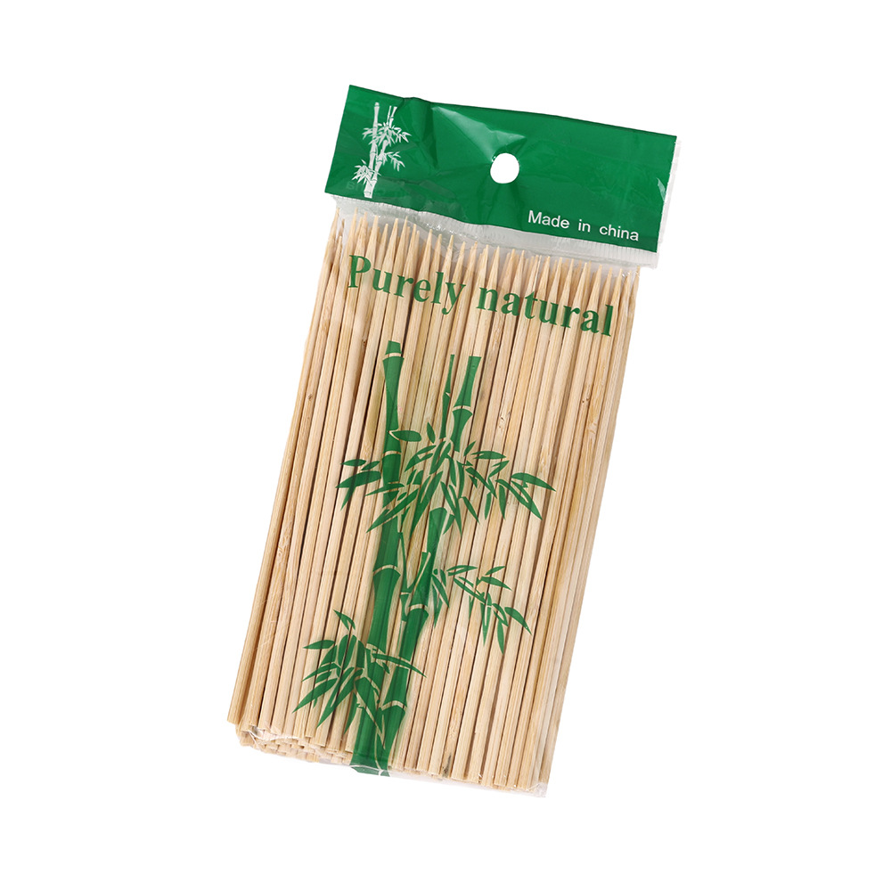 单头竹牙签一次性袋装水果签家用饭店条装牙签便携式超细竹子牙签白底实物图