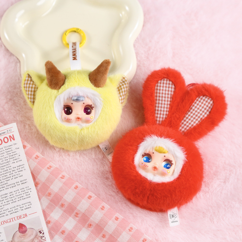 Star Man Plush keychain doll pendant bag pendant 180g details Picture