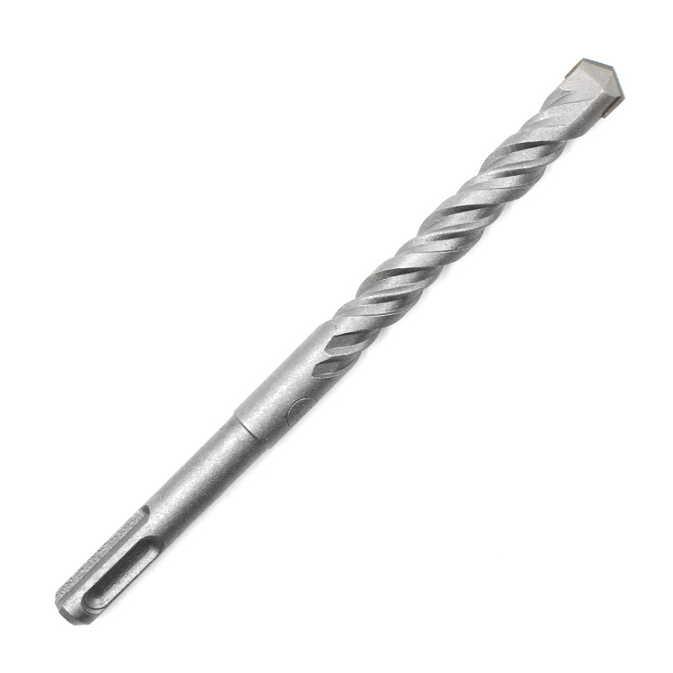 Round handle electric hammer drill bit set, two-pit and two-groove alloy drill bit, wall concrete SDSPLUS impact drill bit 8PC Item Picture
