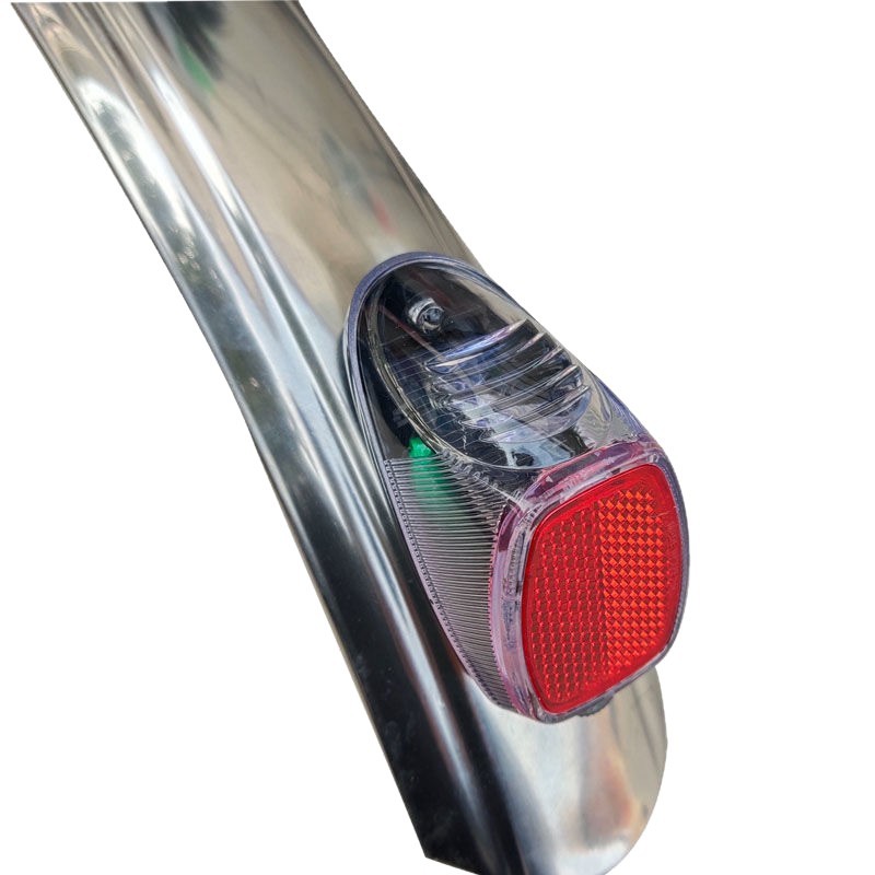 Bicycle rear taillights, solar mudguard installation lights, night riding reflective film warning lights, safety night riding rear taillights Item Picture