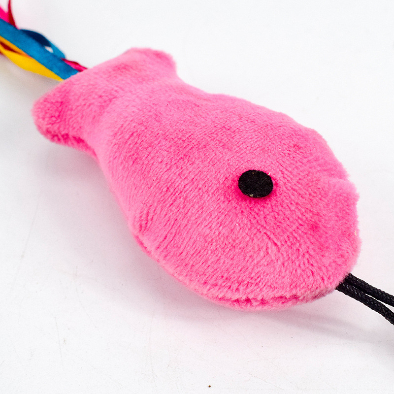 In 2019, factory direct sales of cat toys: High-toughness metal steel wire cat toys, interactive cat toys with bells and feathers Application Scenario