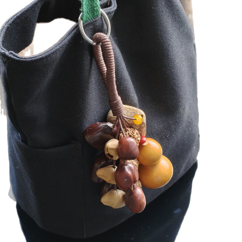 串花藤吊/食玩摆件对对碰/仿真水果吊坠/台球杆巧克粉/毛线钥匙扣白底实物图