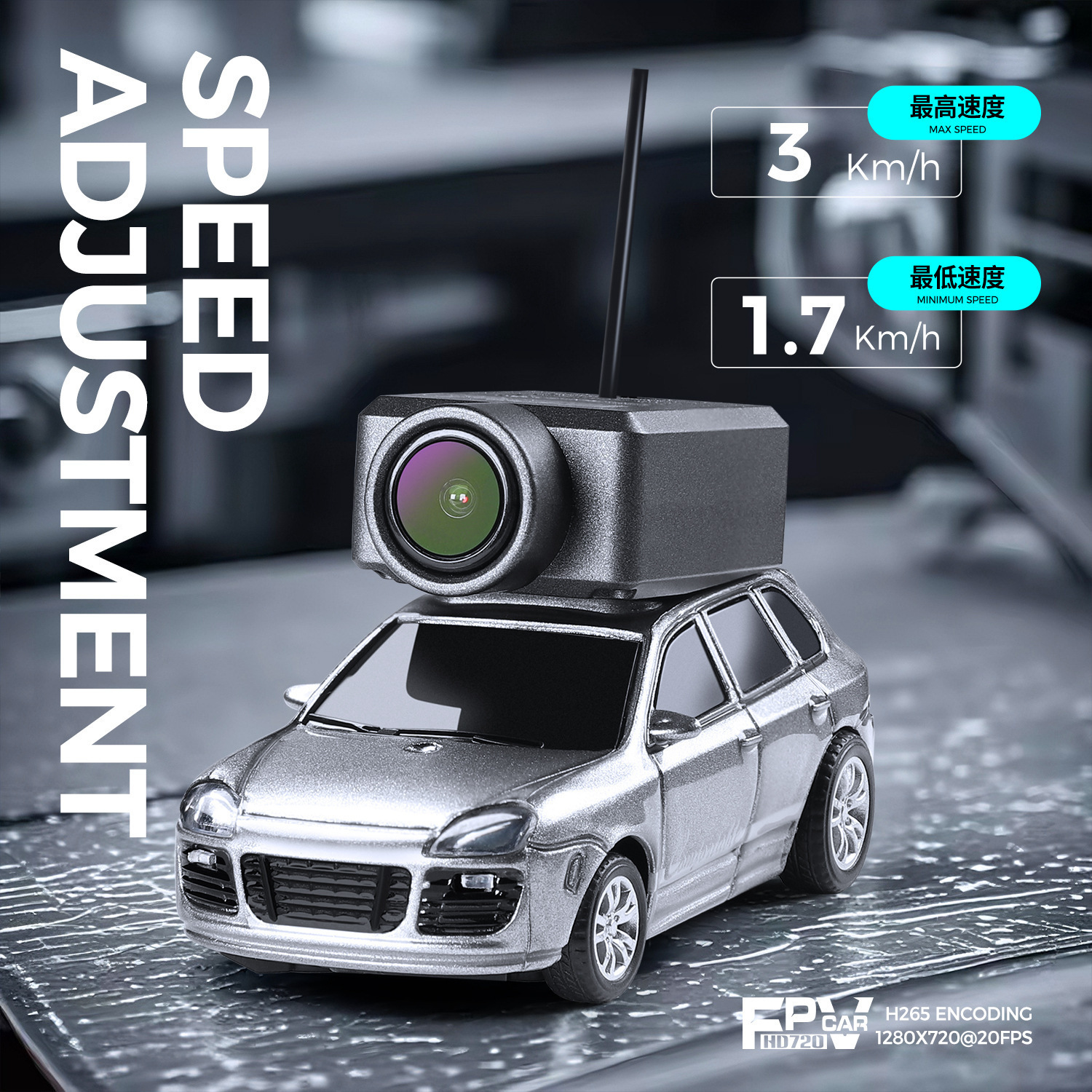 Transfronterizo weili 6401FPV primer campo de visión coche remoto 1:64 cámara 2.4G eléctrico APP control carro modelo