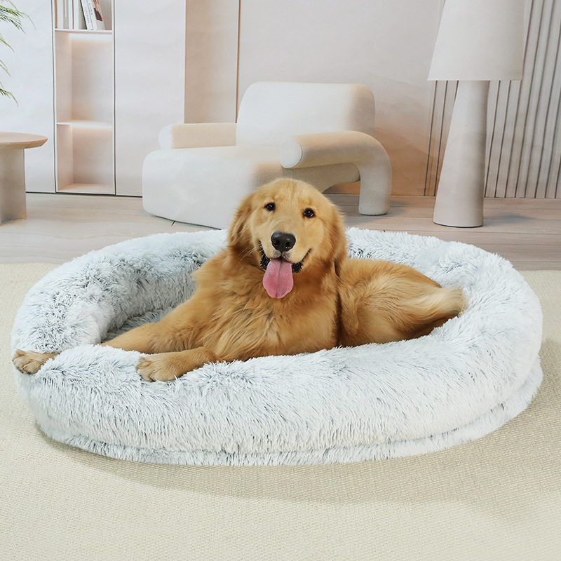 狗窝猫窝宠物床垫狗床宠物垫长毛绒冬季保暖舒适窝垫可拆洗狗垫子