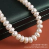 Natural freshwater large flat pearl DIY jewelry accessories, handcrafted jewelry necklaces production and wholesale Item Picture