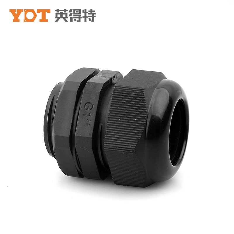 Yingdete G-type environmentally friendly nylon cable waterproof joint, plastic cable fixing head, plastic waterproof joint connection. Application Scenario