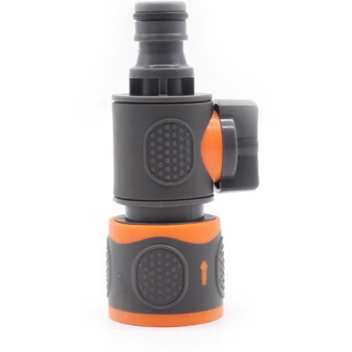 ABS包胶4分快速接头奶嘴带阀门ABS园林洗车设备