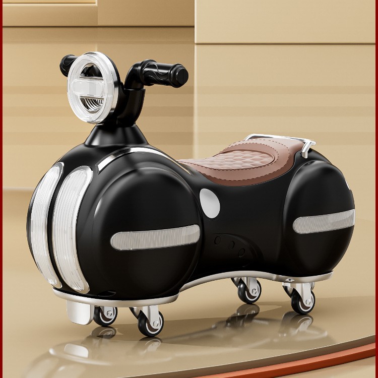 新款儿童花生车滑行学步车 四轮稳固放侧翻儿童炫光玩具车