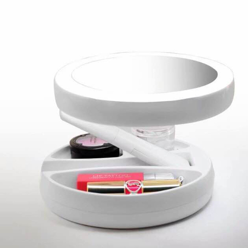 镜子/面包镜/首饰盒化妆镜/化妆镜/镜子化妆镜白底实物图