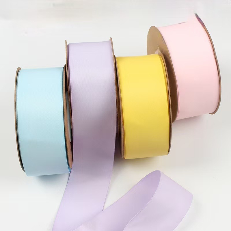 Matte double-sided polyester tape, 1 cm, 100 yards per roll, factory direct sales, clothing, headwear, bow, toys, gift packs