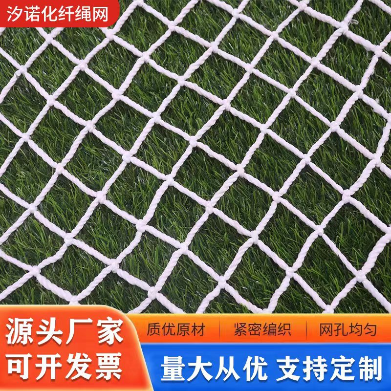 建筑工地阻燃安全平网防坠网白色防火防护绳网球场围网尼龙防风网