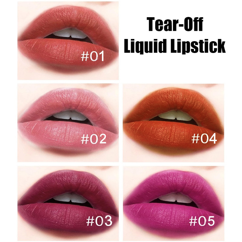 【 Cross-border Exclusive 】QICIY Lip Gloss Matte Lipstick Does not fade or stick to cups 5-piece Lip gloss Set Wholesale Lip gloss Specification image