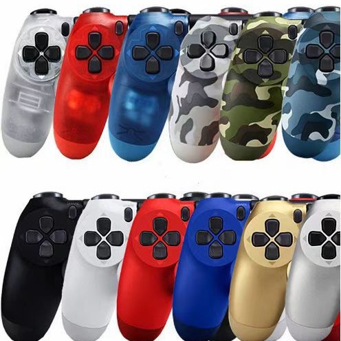 Fábrica personalizada P4 handle cross-border blast inalámbrico bluetooth gamepad PC pc six axis shaker con luz details Picture