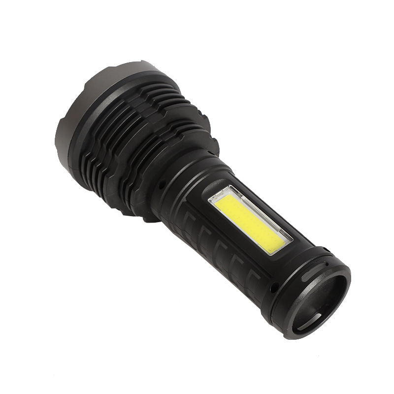 Factory direct sales of outdoor searchlights, high-intensity long-range led flashlights, USB charging COB side lights, camping rechargeable type Item Picture