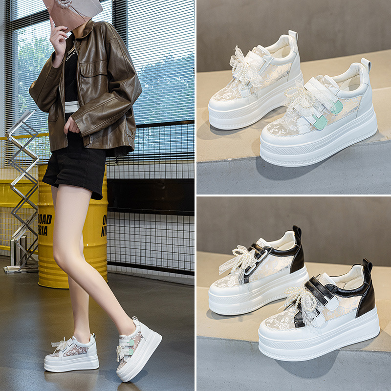 真皮德训鞋/麦昆/德训/女单鞋/德训鞋女产品图