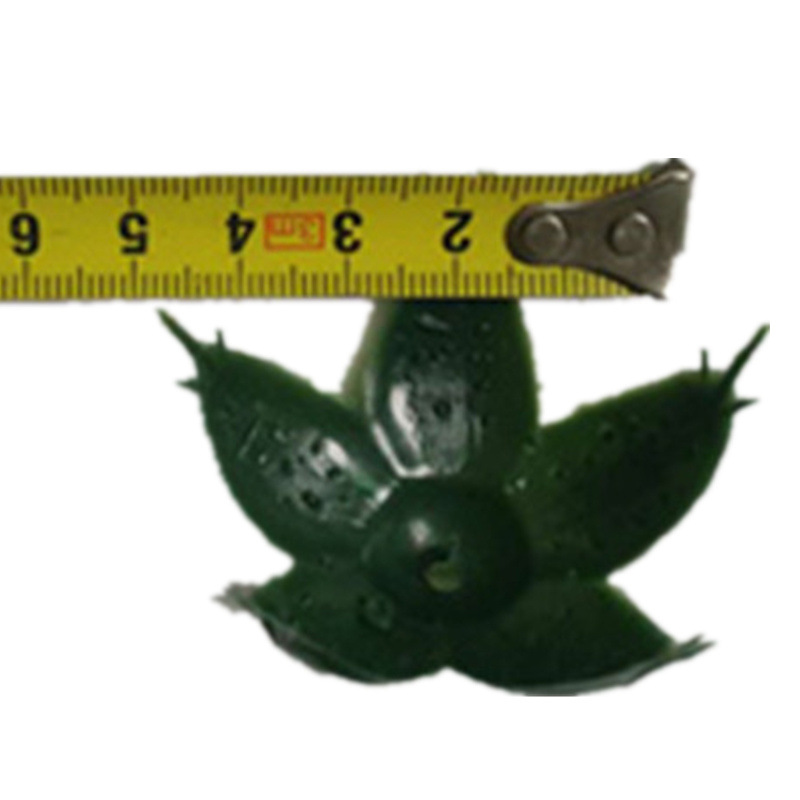 丝网花丝袜材料批发仿真假花塑料配件 玫瑰花托 玫瑰蕾底底座厂家白底实物图