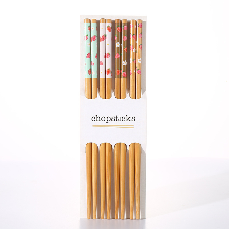 Customized Nan bamboo Japanese-style tableware, wooden chopsticks, restaurant household bamboo and wooden chopsticks set, gift box Item Picture