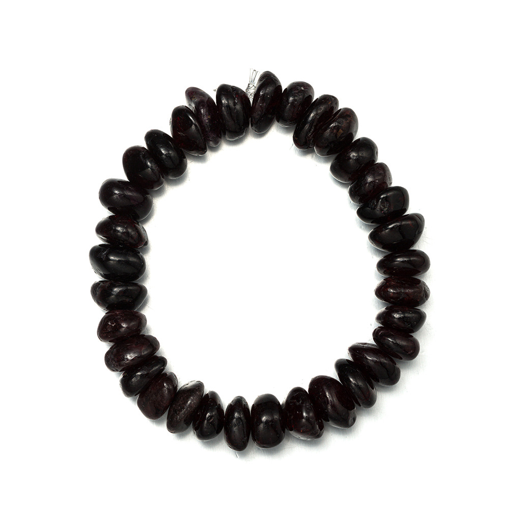 Natural crushed stone bracelet 5-8mm, amethyst elastic string bracelet stretchable, Temu AliExpress TK cross-border bestseller