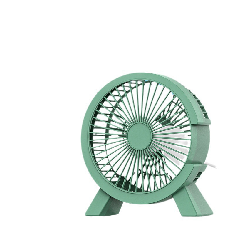Desktop small fan, mini silent, strong wind force, dormitory student desktop cartoon USB fan, portable gift Item Picture