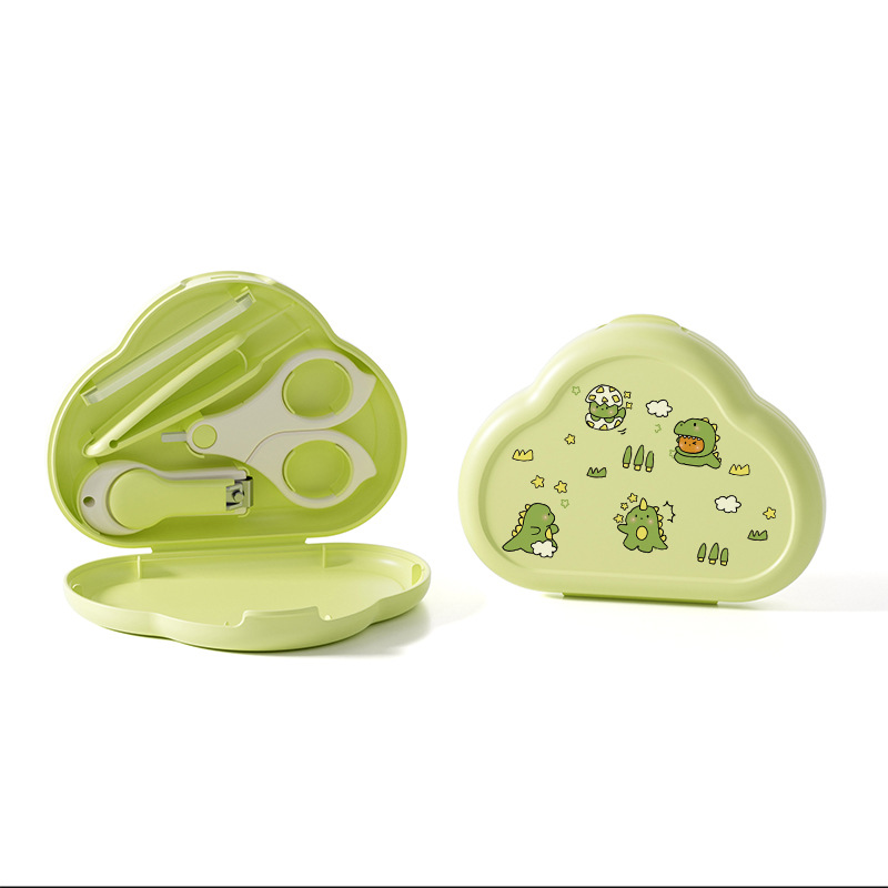 儿童指甲剪套装新生儿指甲钳套装宝宝指甲锉剪刀防夹肉指甲钳套装