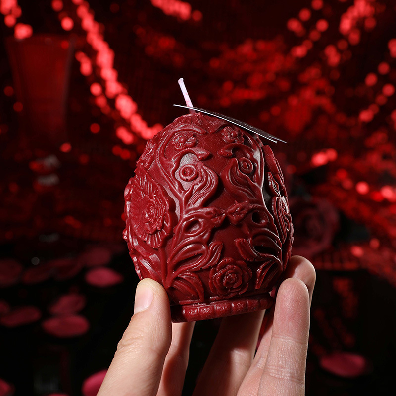 Cross-border low-temperature 42-degree spherical flower home scented candle, low-temperature fun, special for couples and beginners, skin-friendly wholesale Specification image