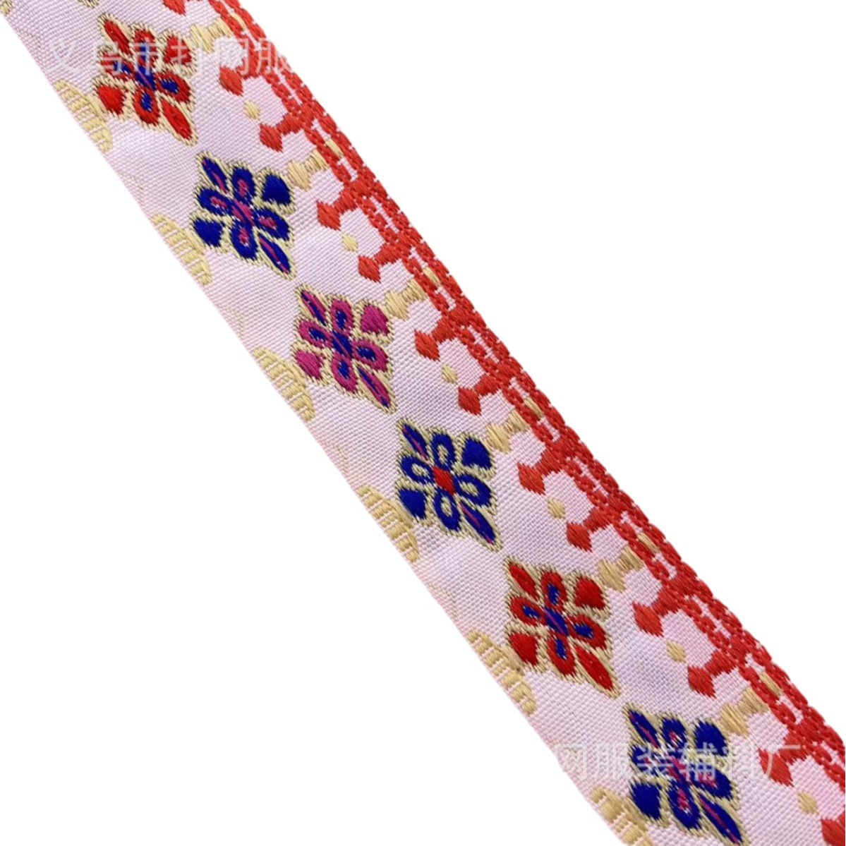 2.5--3.0cm estilo étnico jacquard bordado correas rendimiento accesorios de ropa caja de regalo cinta de embalaje Item Picture
