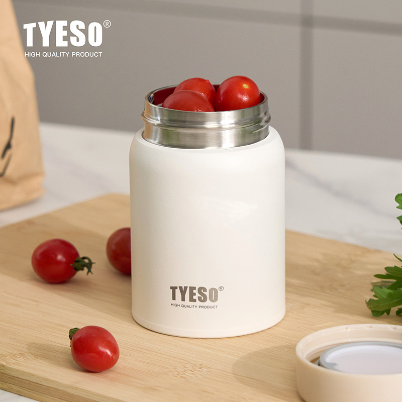 TYESO/ Taishuo's new mini women's thermos cup, small portable insulated cup, simple and fashionable pocket water cup Specification image