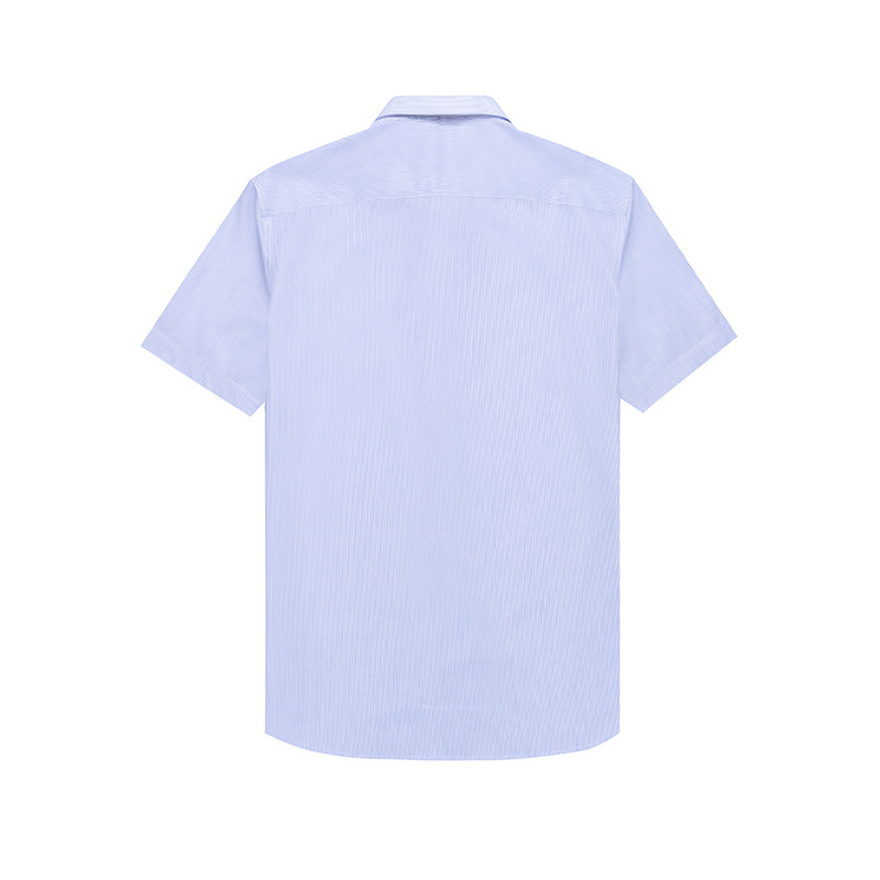 男短袖衬衫2025新款免熨烫衬衫商务职业装男短袖全棉透气衬衣
