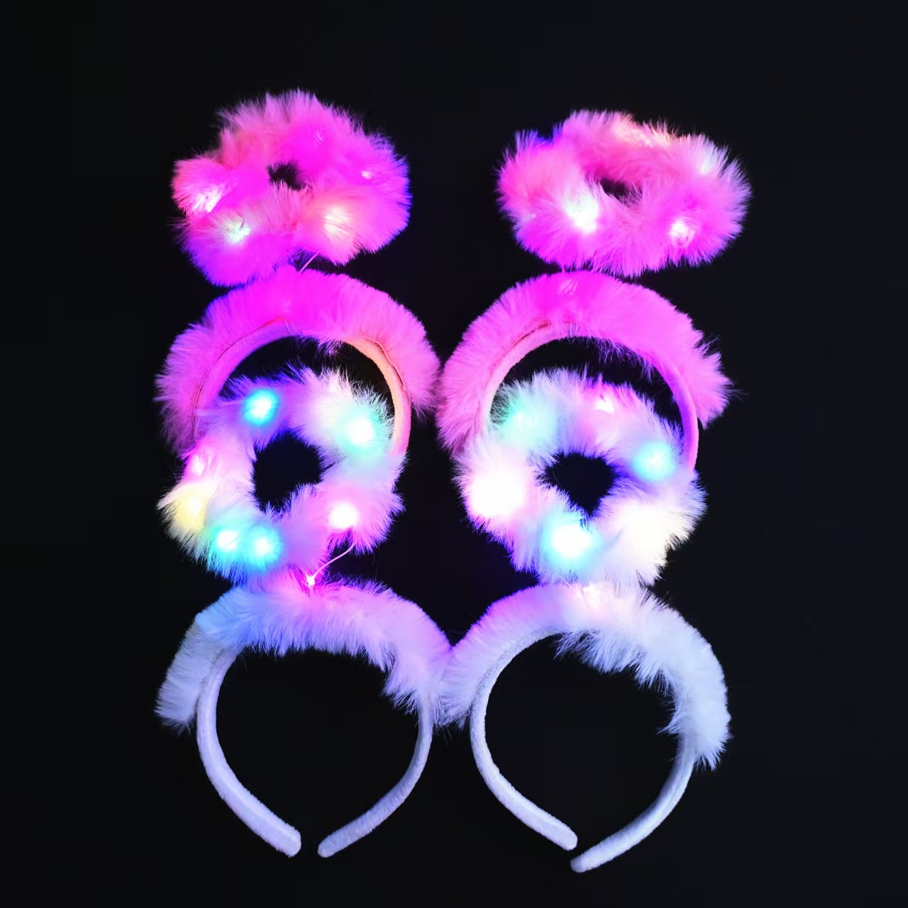 LED Angel luminous headband Birthday party Fairy Cute angel wings Luminous headband decoration Headwear batch details Picture