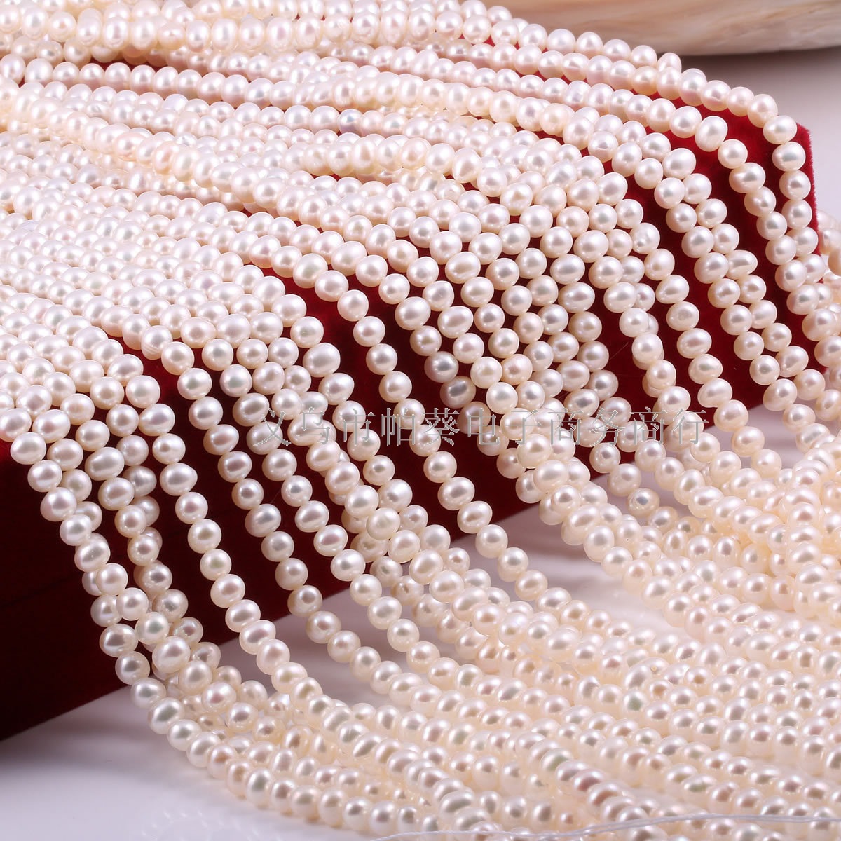 Exquisite natural freshwater pearls, nearly round pearl strings with minor flaws, DIY jewelry accessories, handcrafted jewelry details Picture