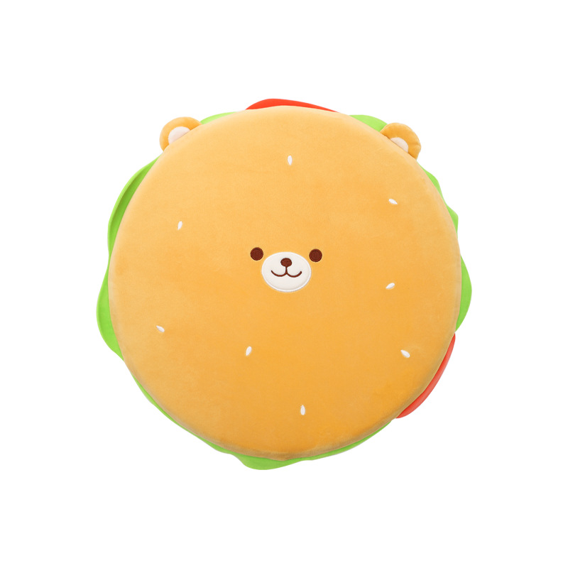 Cartoon cute bear seat cushion, Kanglewu memory foam thickened warm seat cushion, detachable and washable, custom order Item Picture