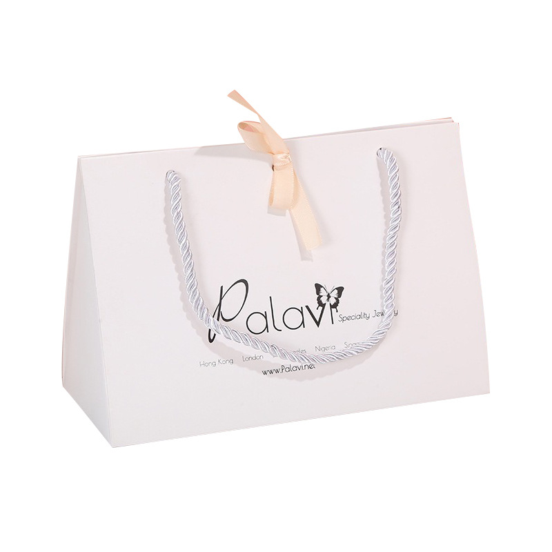 Pink and white CARA BOTELLO Palavi brand handbag, ribbon woven handle, men's briefcase, leather small backpack, casual crossbody Item Picture