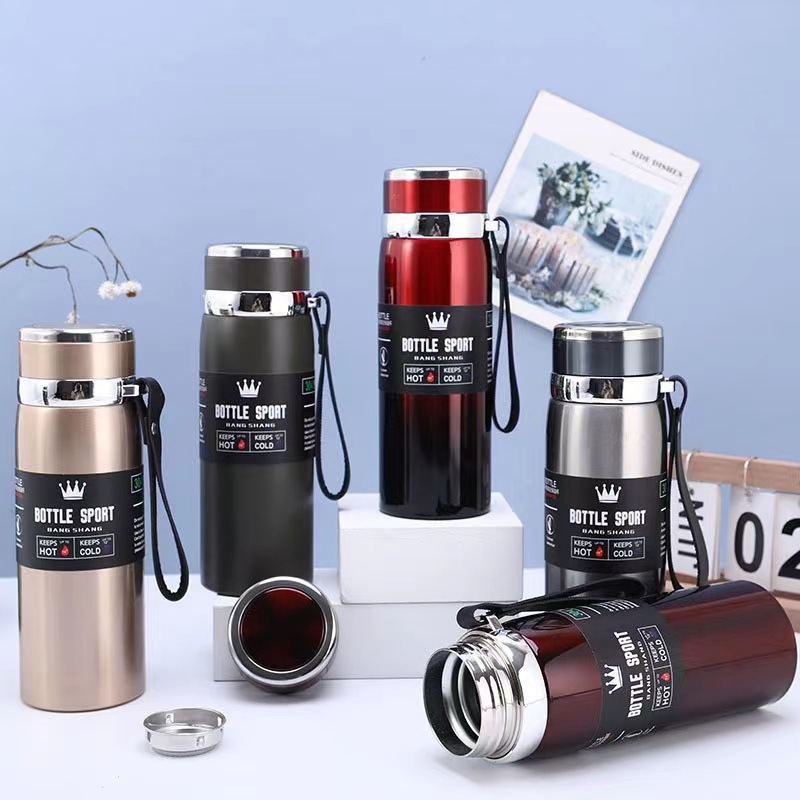 Specially designed for cross-border outdoor 316 stainless steel insulated cups, hanging straps, pot handles, portable large-capacity autumn and winter water cups Specification image