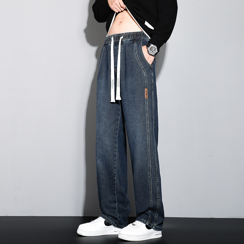 男士牛仔裤实物图