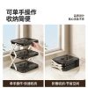 Kitchen food preparation rack, foldable multi-layer countertop, multi-functional storage tool, hot pot ingredient rack Specification image