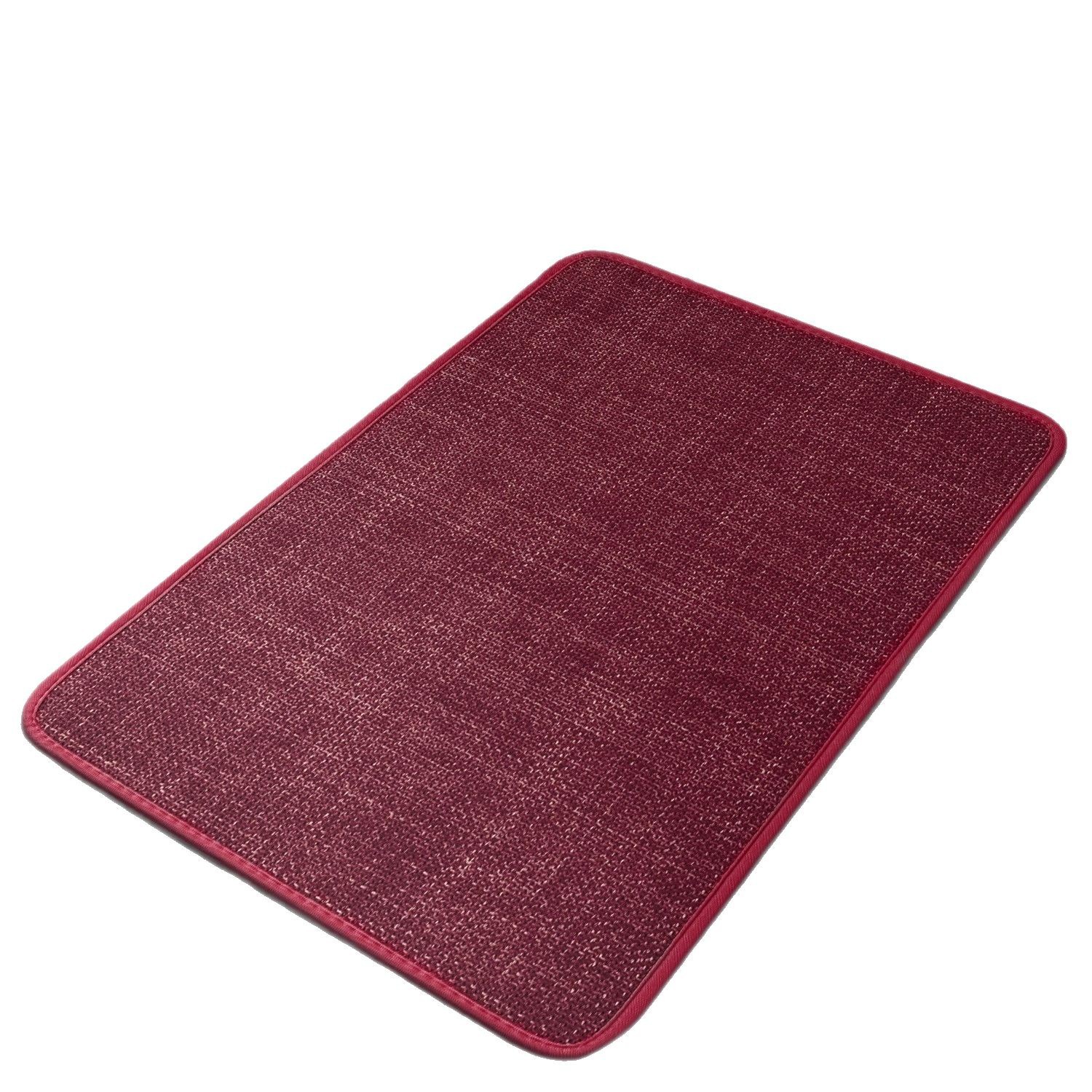 2025防滑亚麻地垫卫生间吸水地垫浴室脚垫加厚亚麻地毯厕所门垫子白底实物图