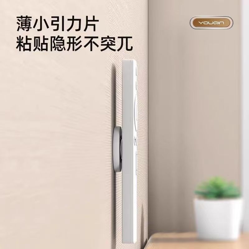 Magnetic attachment for remote control, TV and air conditioner remote control, wall-mounted fixed storage, no need for drilling, strong magnetic attachment hook for wall mounting Specification image