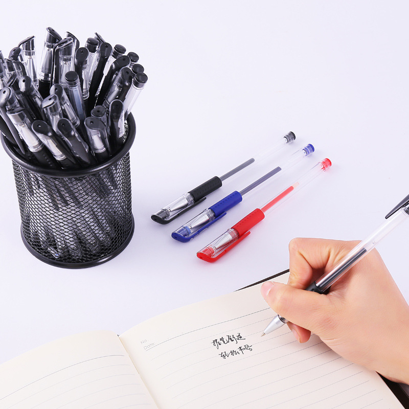 European standard gel pen, 0.5mm bullet pen, ballpoint pen, carbon water-based pen, examination and office signature pen details Picture