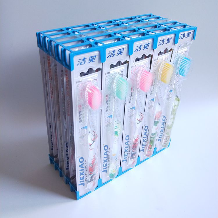 Printed toothbrushes, crystal printed toothbrushes, soft bristle toothbrushes: 2 yuan wholesale, 1 yuan per piece wholesale details Picture
