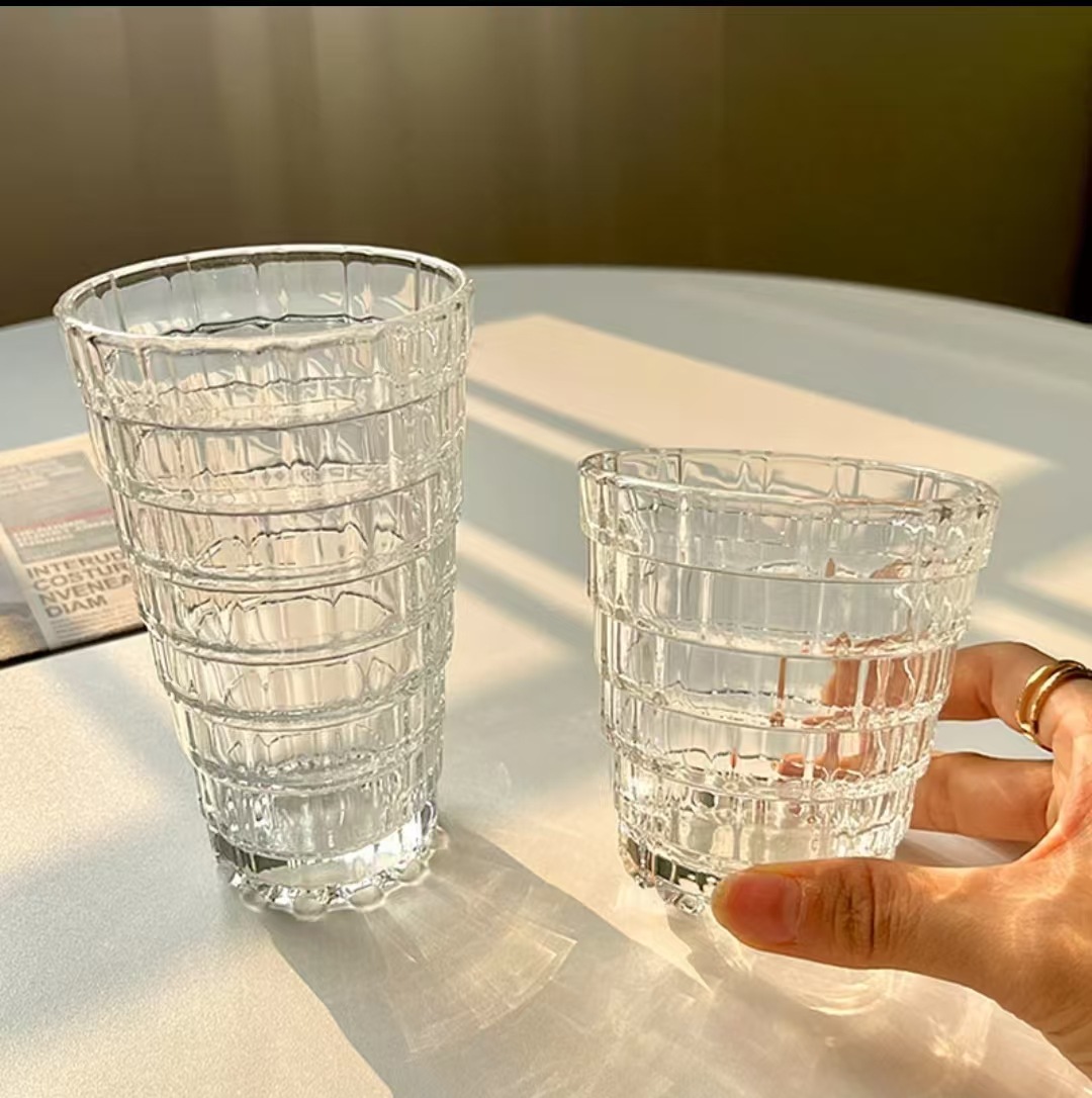 Mesopia factory direct sales water cups, high-temperature resistant glass cups, household water cups wholesale Specification image