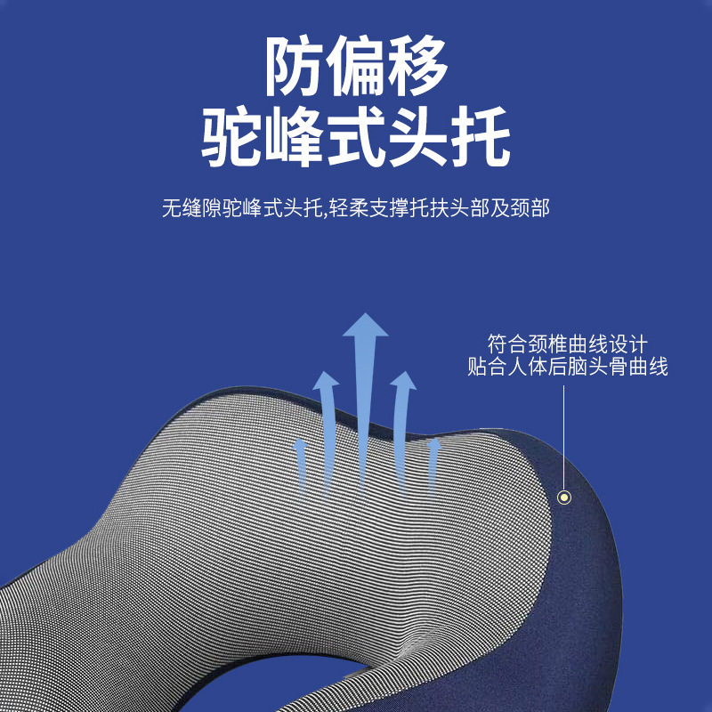 u型枕记忆棉u形枕旅行枕头护颈枕汽车飞机午睡批发护颈椎侧睡 Application Scenario