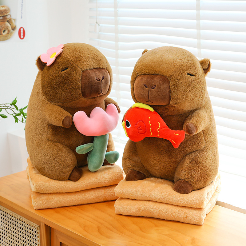 The new capybara air conditioner for foreign trade is a simple summer travel leg-covering gift for girls in offices and bedrooms. Wholesale details Picture