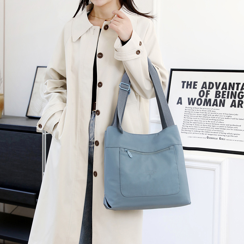 New versatile large-capacity tote bag for women, simple and casual commuting single-shoulder mommy bag Specification image