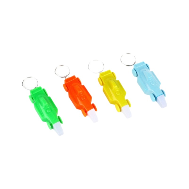 Hot-selling new light-emitting pendants, flashing keychains, creative racing cars, led lights, light-emitting toys, factory direct sales Item Picture