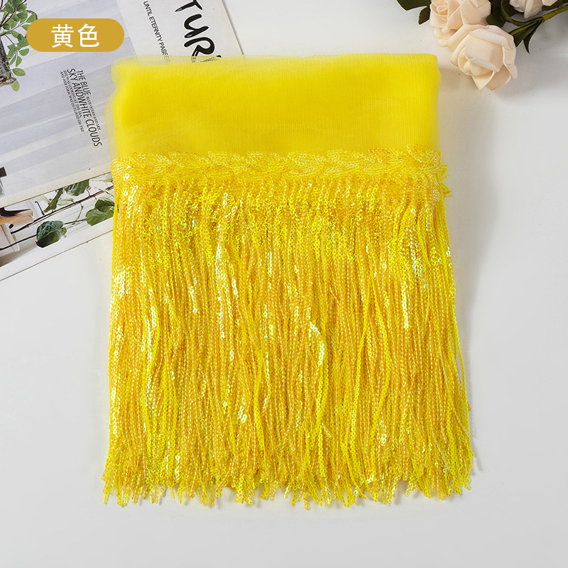 20Cm Leaf Sequins, Tassels, Lace, Stage, Latin Dance, Sequins, Beards, Tassels, Clothing, Curtains, Accessories, Hanging Tassels, Flowers Application Scenario