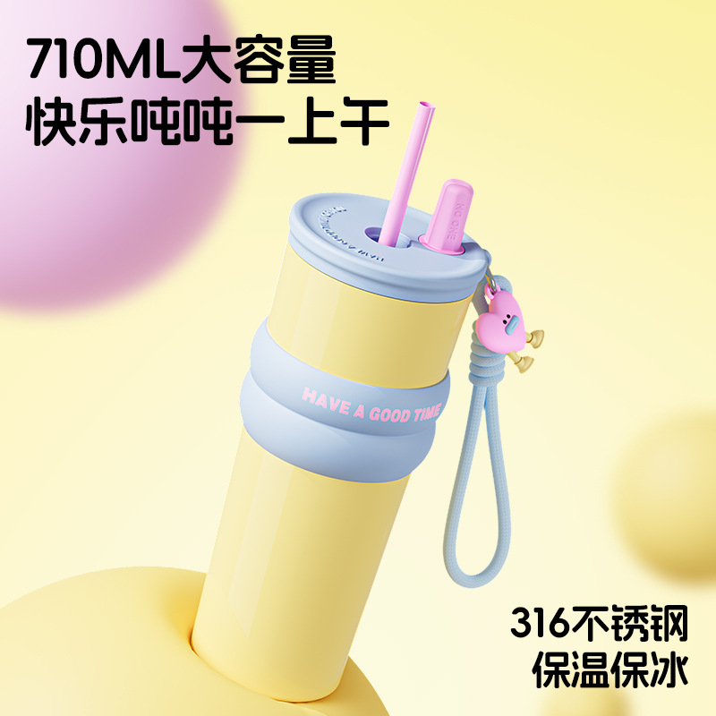 保温杯/钛杯/儿童316不锈钢水壶/水杯儿童保温/水杯保温儿童产品图