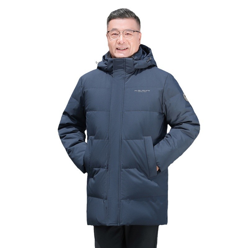 For middle-aged and elderly people, this is a thick, large-sized, windproof, hooded, and extremely cold down jacket for grandpa and dad Item Picture